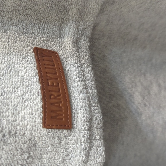 Marley Lilly Terry Cloth Monogrammed Hoodie Size 2XL/3XL - Picture 3 of 5